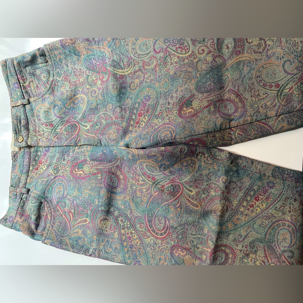 Vintage embroidered pants